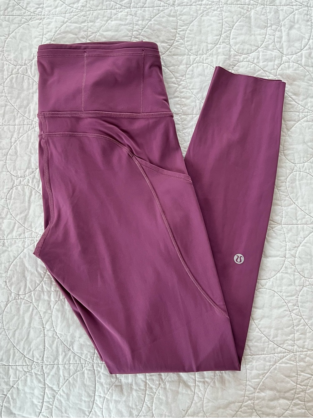 lululemon athletica Fast & Free Vintage Plum High-Rise Leggings Sporty Active